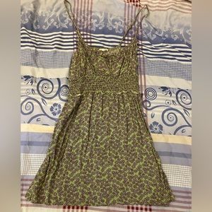 PacSun green spaghetti strap dress